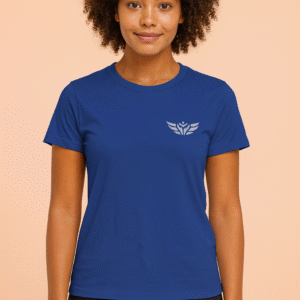 T-shirt bleu unisexe "Des Ailes pour tous"