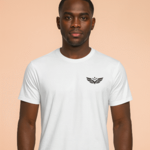 T-shirt blanc unisexe "Des Ailes pour tous"